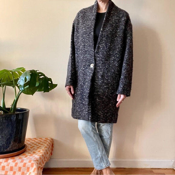 Isabel Marant Jackets & Blazers - Isabel Marant sweater jacket coat knit textured wool cotton blend oversized